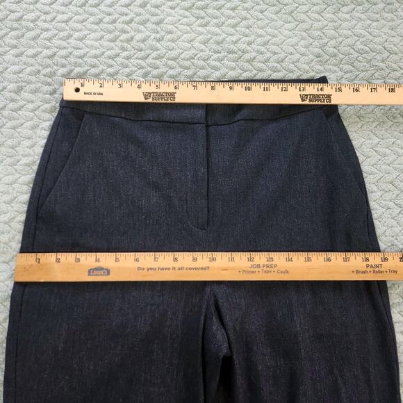 Express Editor Super High Rise Straight Ankle Dress Jeans 8 - Picture 7 of 13